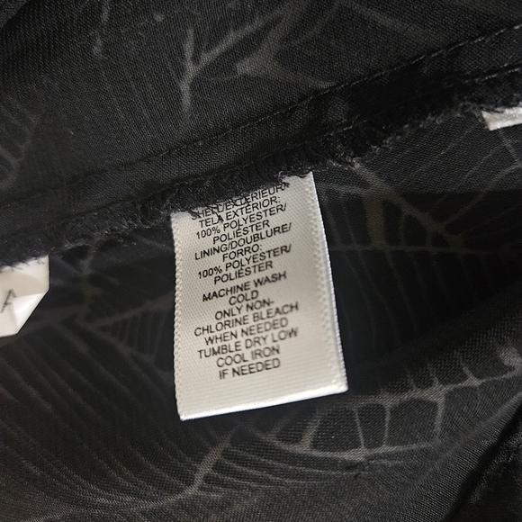 LOFT Leaf Print Layered Tank Blouse - Picture 4 of 7